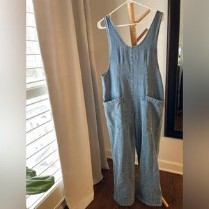 Oversized Denim Jumpsuit
